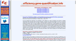 Desktop Screenshot of efficiency.gene-quantification.info