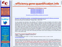 Tablet Screenshot of efficiency.gene-quantification.info