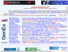 Tablet Screenshot of gene-quantification.de