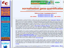 Tablet Screenshot of normalisation.gene-quantification.info