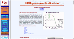 Desktop Screenshot of hrm-dyes.gene-quantification.info