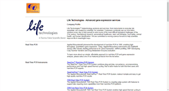Desktop Screenshot of invitrogen.gene-quantification.info