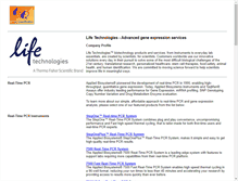 Tablet Screenshot of invitrogen.gene-quantification.info