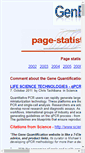 Mobile Screenshot of page-statistics.gene-quantification.info