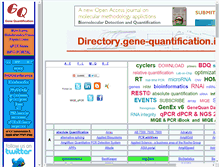Tablet Screenshot of directory.gene-quantification.info