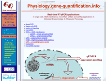 Tablet Screenshot of physiology.gene-quantification.info