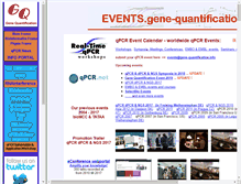 Tablet Screenshot of events.gene-quantification.info