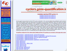 Tablet Screenshot of cyclers.gene-quantification.info