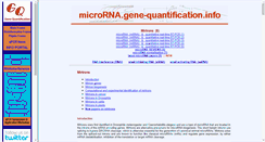 Desktop Screenshot of mirtron.gene-quantification.info