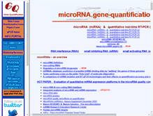 Tablet Screenshot of microrna.gene-quantification.info